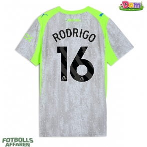 Manchester City Rodri Hernandez #16 Tredje Tröja Kvinnor 2025-26 Kortärmad